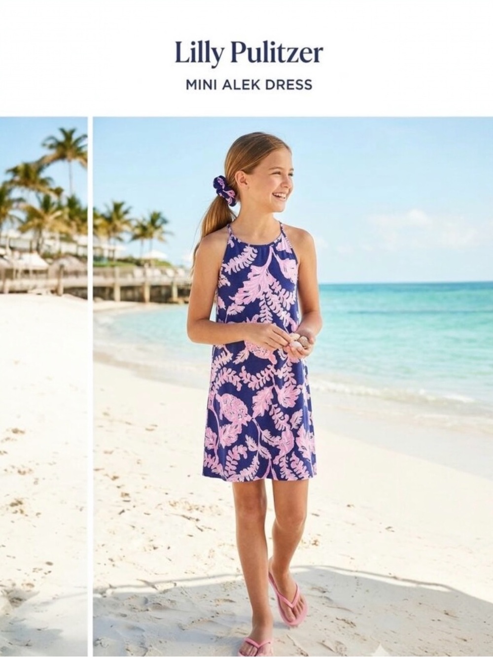 NWT Lilly Pulitzer Mini Alek Dress in What The Shell